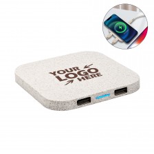Portable Wheat Straw Wireless Charger